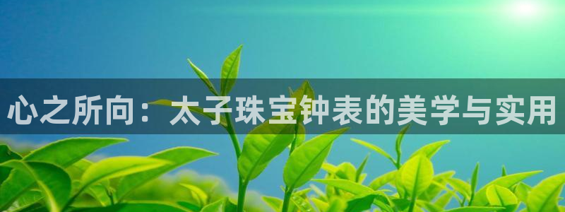 新宝5是谁的：心之所向：太子珠宝钟表的美学与实用