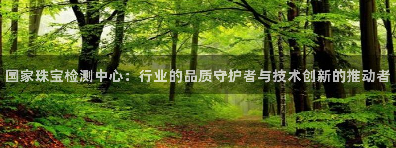 新宝娱乐5：国家珠宝检测中心：行业的品质守护者与技术创新的推动者