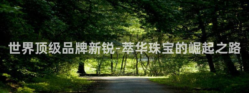 新宝5测速登陆：世界顶级品牌新锐-萃华珠宝的崛起之路