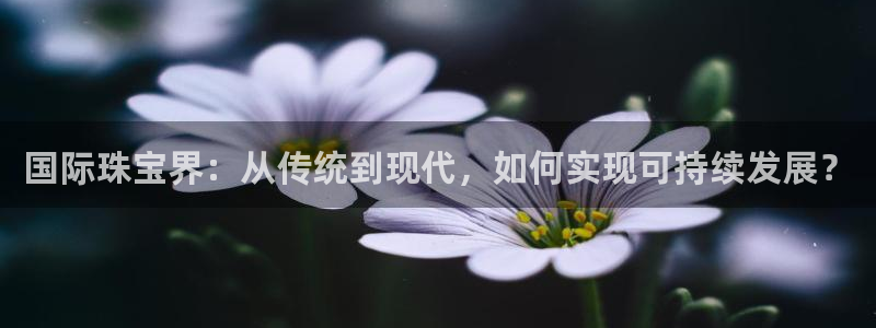 新宝5什么时候上市：国际珠宝界：从传统到现代，如何实现可持续发展？