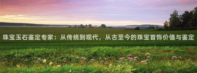 新宝股东王听2 5 5：珠宝玉石鉴定专家：从传统到现代，从古至今的珠宝首饰价值与